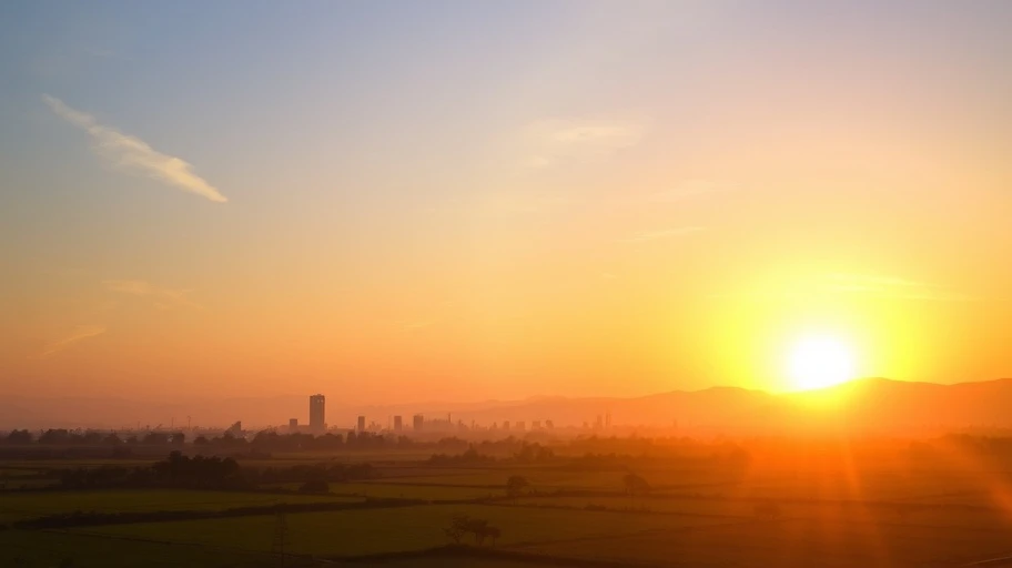 Bình minh yên bình tại Việt Nam