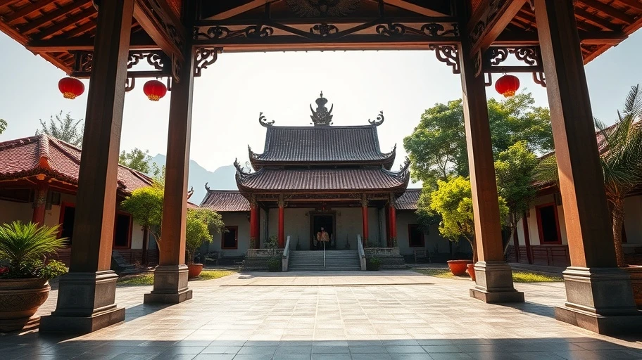 Chùa yên bình tại Việt Nam