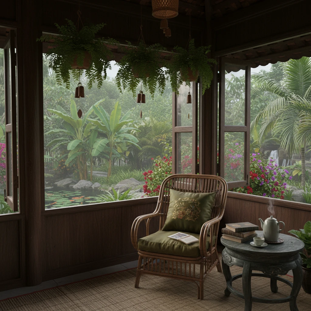 Góc đọc sách yên bình tại Việt Nam