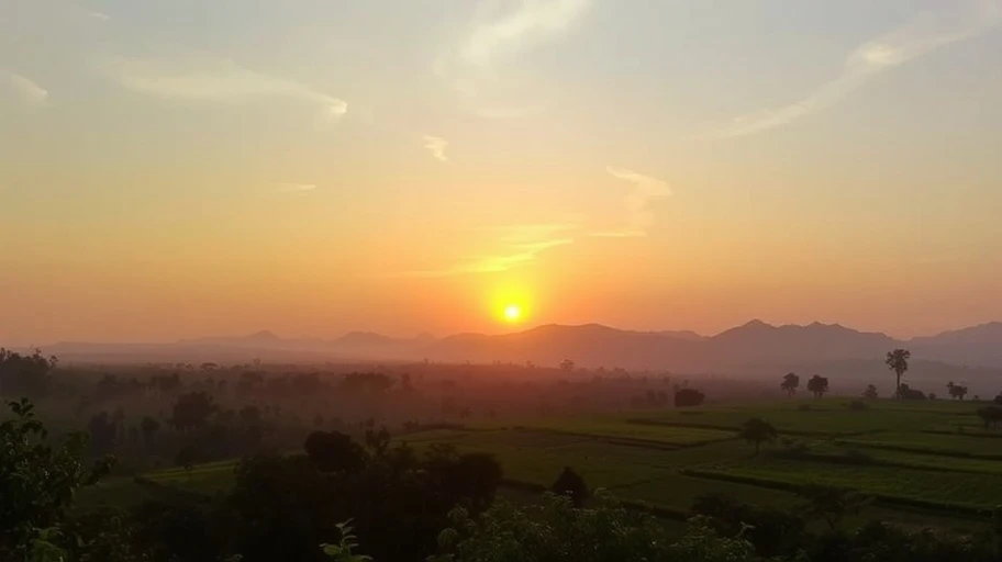 Hình ảnh bình minh ở Việt Nam tượng trưng cho động lực bên trong
