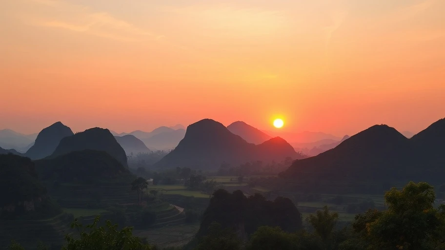 Hình ảnh bình minh tượng trưng cho tiềm năng con người