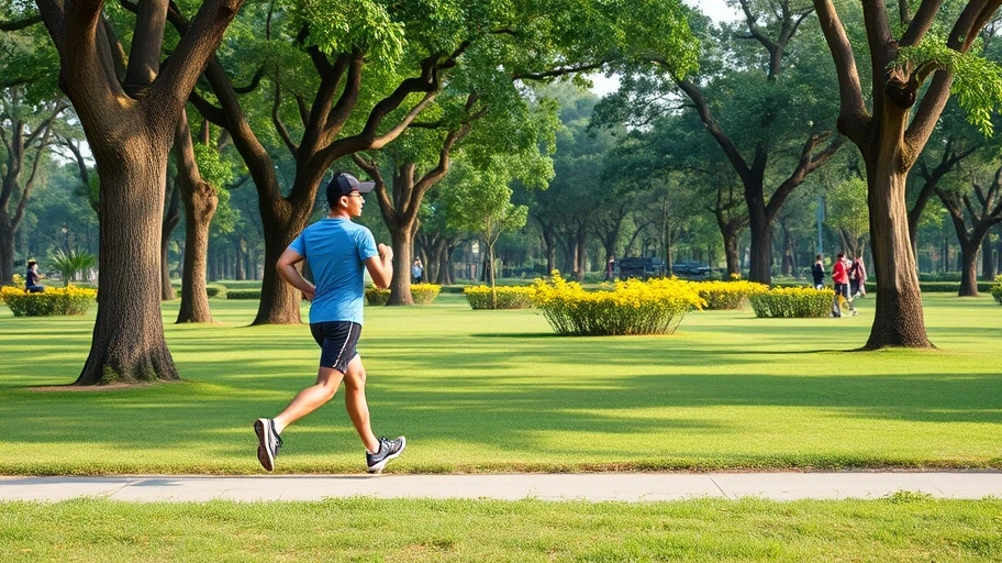 Hình ảnh chạy bộ, thói quen tích cực