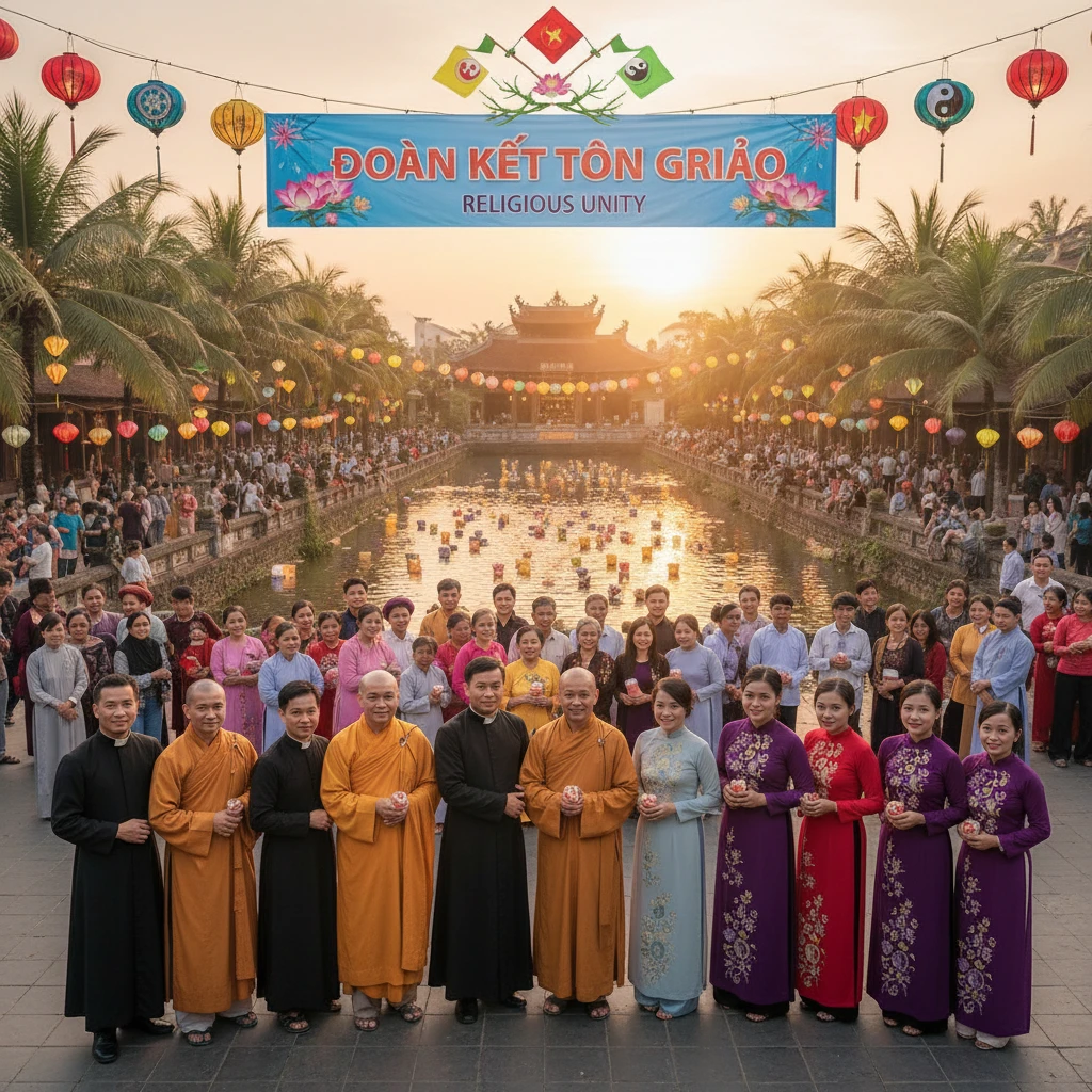 Hình ảnh cộng đồng đoàn kết qua tôn giáo ở Việt Nam
