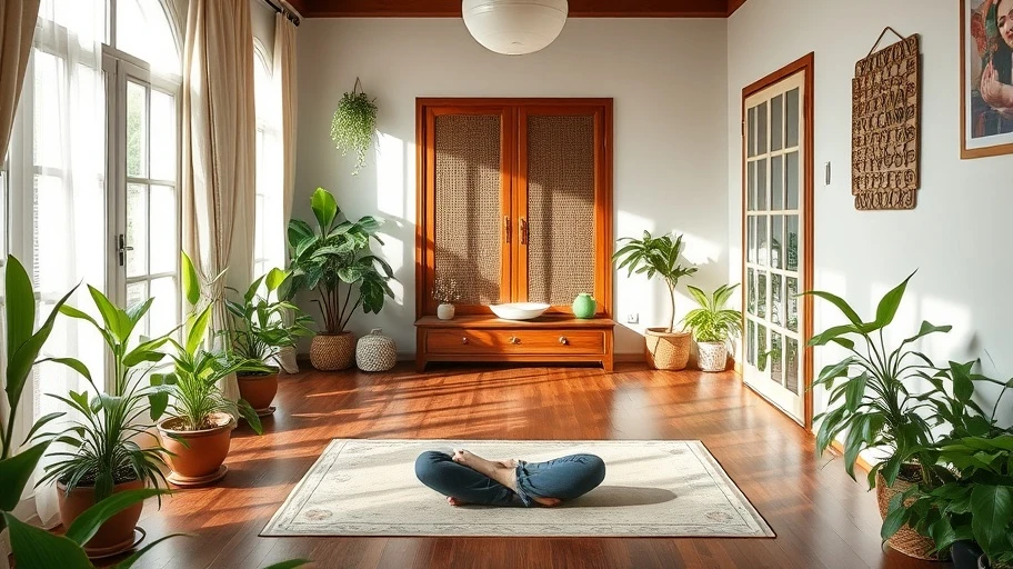 Hình ảnh không gian thiền yên tĩnh tại nhà ở Việt Nam