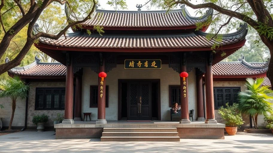 Hình ảnh ngôi chùa ở Việt Nam tượng trưng cho sự thay đổi nhận thức