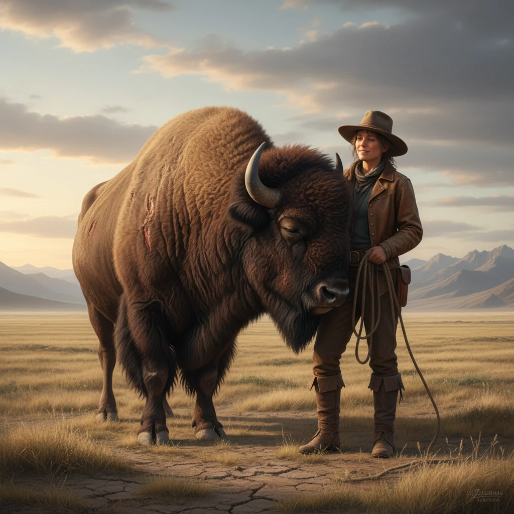 Hình ảnh người và trâu biểu thị niềm tin cá nhân.