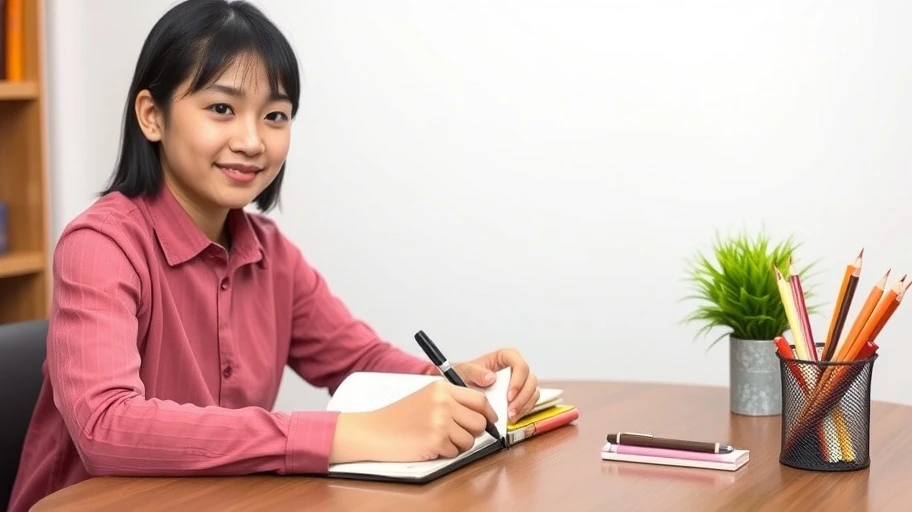 Hình ảnh người viết nhật ký kế hoạch, tối ưu động lực sống tốt.