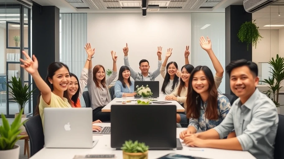 Hình ảnh văn phòng thúc đẩy cảm hứng làm việc