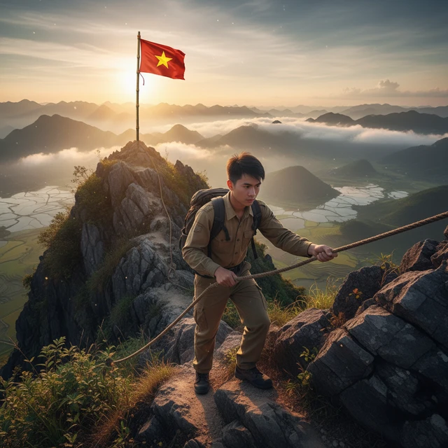 Hình ảnh về kiên trì và quyết tâm truyền cảm hứng