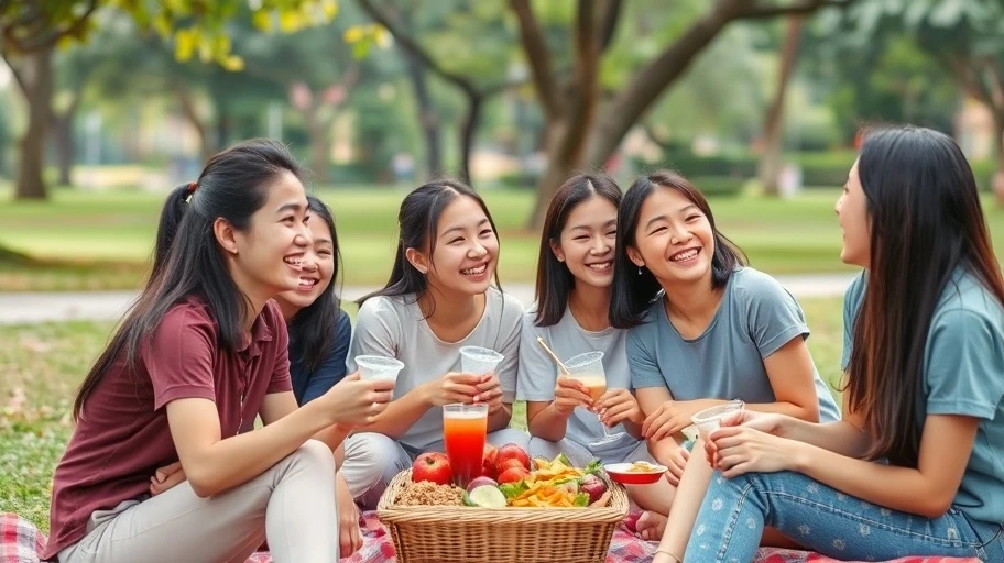 Hình ảnh xây dựng mối quan hệ tích cực qua hoạt động ngoài trời
