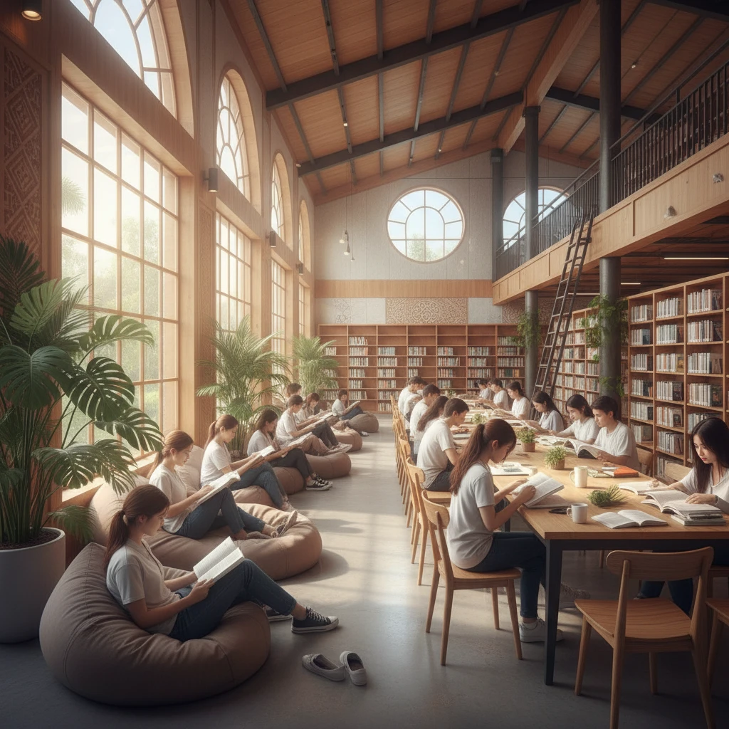 Học sinh đọc sách