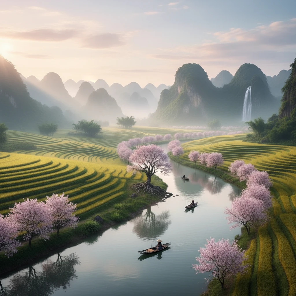 Khung cảnh thiên nhiên biểu tượng cho ý nghĩa truyền cảm hứng