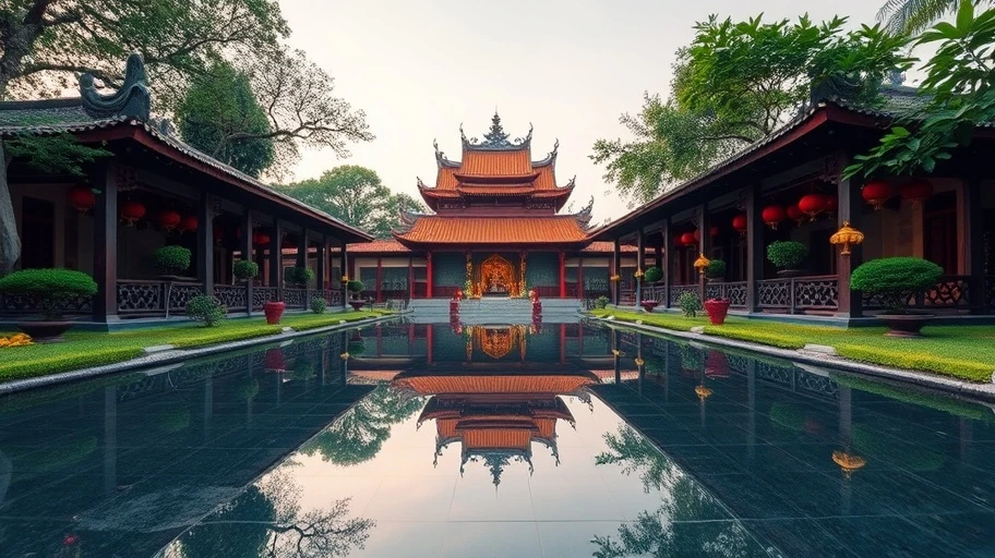 Ngôi chùa Việt Nam phản ánh sự yên bình và tín ngưỡng