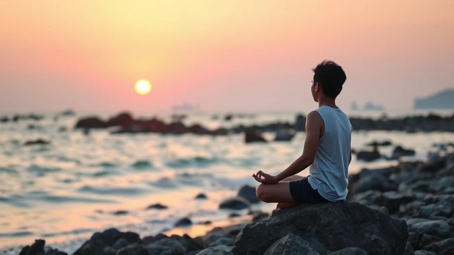 Người trẻ tìm lại chính mình bên bãi biển Việt Nam.