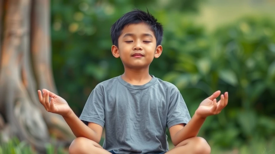 Người trẻ Việt Nam thiền giữa thiên nhiên, thể hiện lòng biết ơn