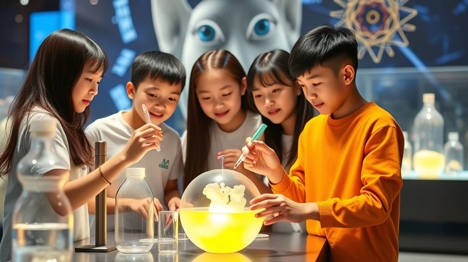 Thanh niên Việt Nam tại bảo tàng khoa học