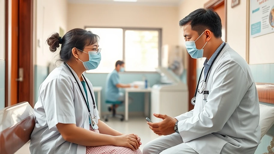 Thầy thuốc lắng nghe và đồng cảm với bệnh nhân.